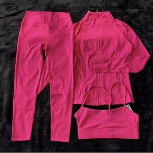 Lululemon Sonic Pink Set